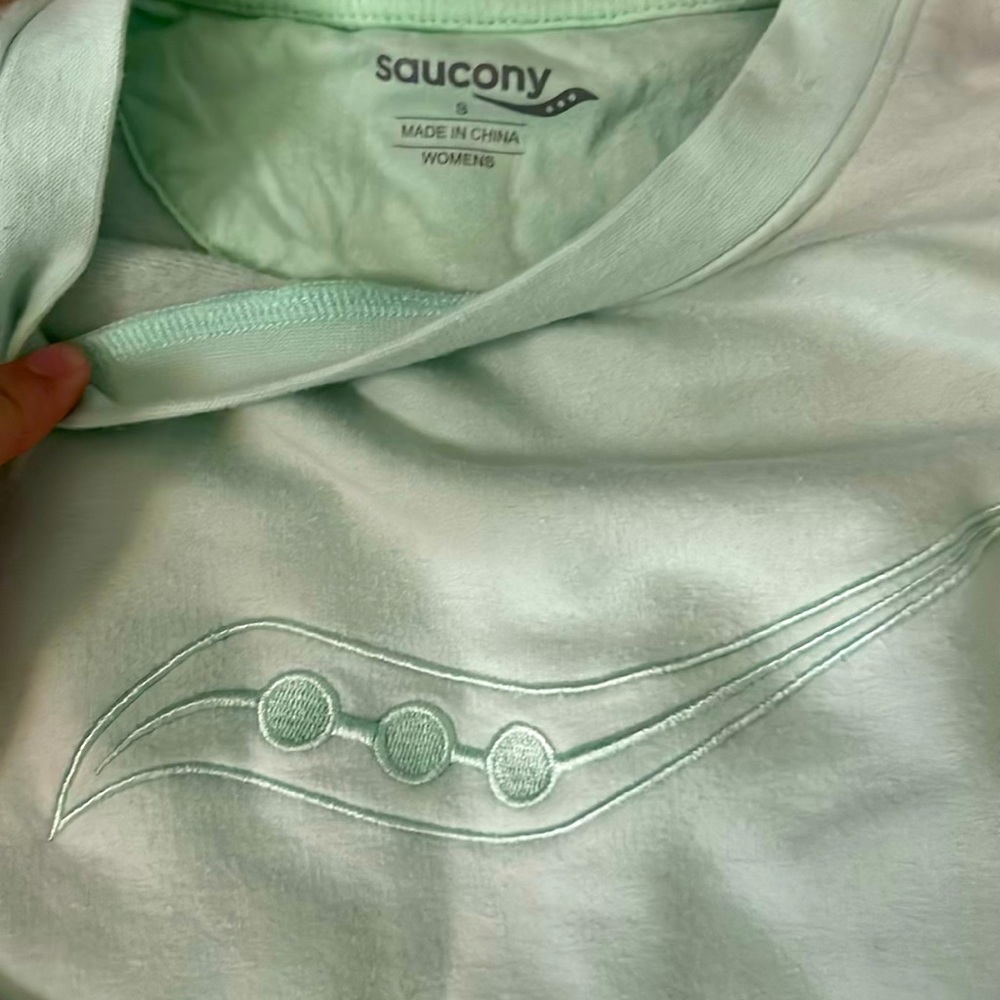 Saucony mint green sweatshirt